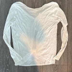 Lululemon White Long-Sleeve Women's Top